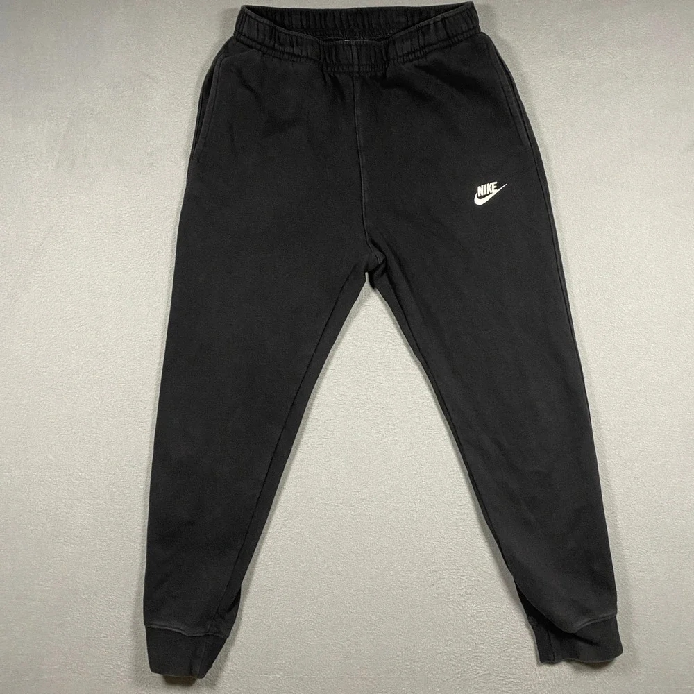 Nike Club Fleece Joggers Mens Medium Black BV2671-010 Sweatpants